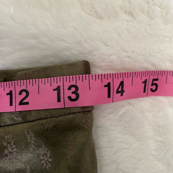 Vintage Jacquard Satin Pencil Skirt - Picture 7 of 8